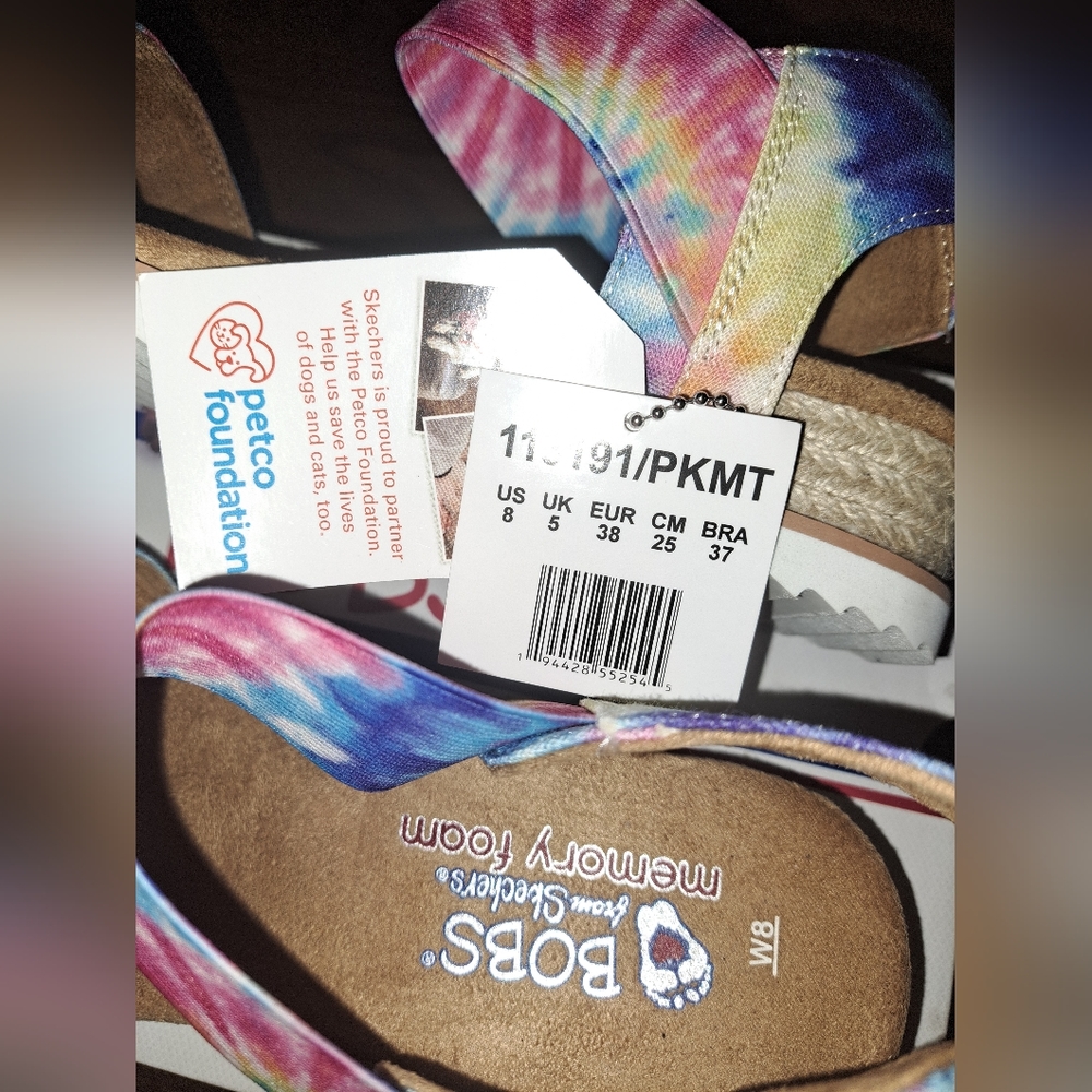NWT-Skechers memory foam wedge sandals - Picture 11 of 15